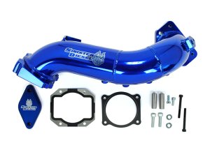 Chevrolet 2500 Intake Elbows - Sinister Diesel - High-Gloss Powder Coated - Sinister Blue - `11-`16